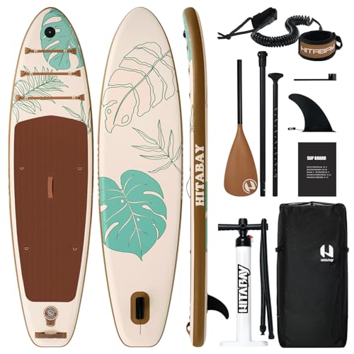 SUP Board Set Aufblasbares Stand Up Paddling Board mit Komplettes Zubehör und Kamerahalterung,320x81x15cm 10'6