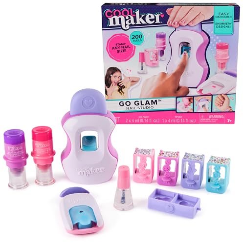 Cool MAKER Go Glam Nagelstudio - für stylische Nägel mit Motiven, ganz einfach lackieren und bedrucken, für Kinder ab 7 Jahren