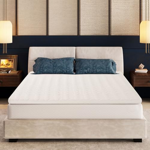 EGO Home Matratzen Topper 80x200, 7cm Höhe Matratzentopper mit Komfortschaumkern für Boxspringbett Wohnwagen Schlafsofa Premium Komfort-Topper 3D-Netz Bezug Waschbar Oeko-TEX