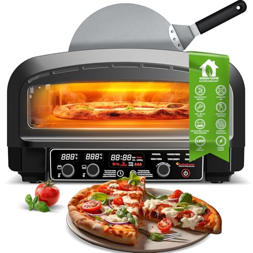 Elektrischer Pizzaofen bis 450°C für 37cm (14,6