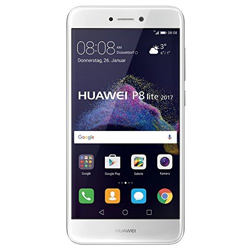 Huawei P8 Lite 2017 Dual Sim Smartphone (13.2 cm (5.2 Zoll) Full-HD Touchscreen, 16 GB, Android 7.0) weiß