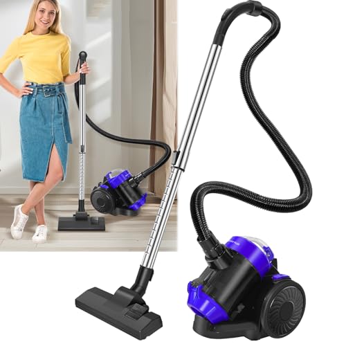 BRIEFNESS Staubsauger für Tierhaare 1500W - Zylinder Staubsauger ohne Beutel mit 5m Teleskoprohr für alle Böden, Auto & Haushalt