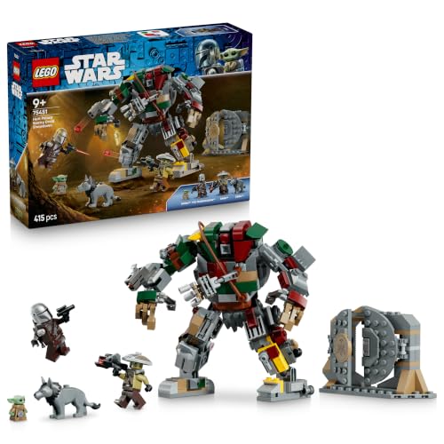 LEGO Star Wars 75451 Showdown mit dem Wächterdroiden am Huttenpalast Spielzeug - The Mandalorian and Grogu Set mit Actionfigur, 2 Minifiguren & 2 Figuren - Geschenk für Jungen ab 9 Jahren & Filmfans