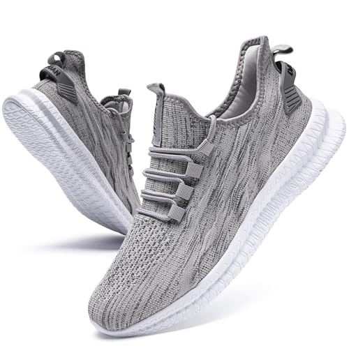 Herren Schuhe Sportschuhe Turnschuhe Sommer Herrenschuhe Grau Größe 48 EU