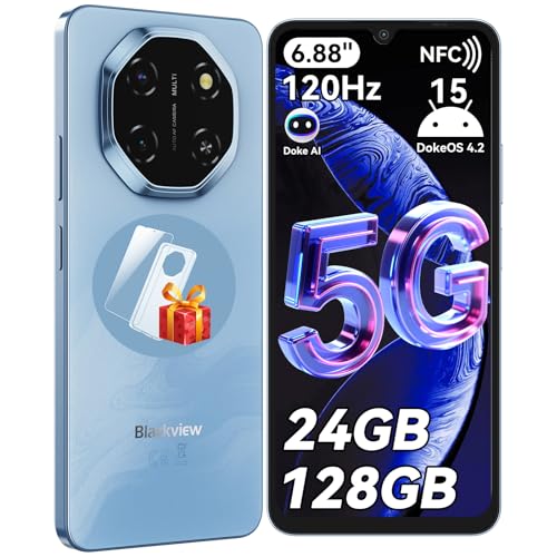Blackview Shark 6 KI Smartphone 5 G Ohne Vertrag, 6.88