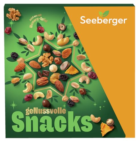 Seeberger Adventskalender 2025 - GeNussvolle Adventszeit - mit 24 unterschiedlichen Snack-Überraschungen