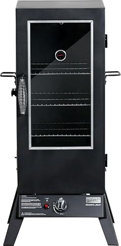 TrendLine Gas-Räucherofen Meran Gasgrills, Holz, Holzkohle, Silber