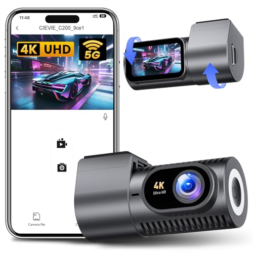 CIEVIE Dashcam Auto Vorne 4K, 1,5