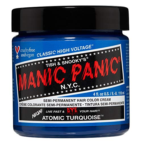 Manic Panic - Atomic Turquoise Classic Creme Vegan Cruelty Free Semi-Permanent Hair Colour 118ml