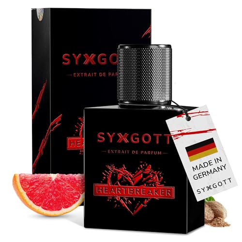 SYXGOTT HEARTBREAKER Männerparfum mit Pheromon Öl | Extrait de Parfum für Herren | Parfumprobe inklusive | intensiv, würzig und erfrischend | perfekter Herbst & Winterduft