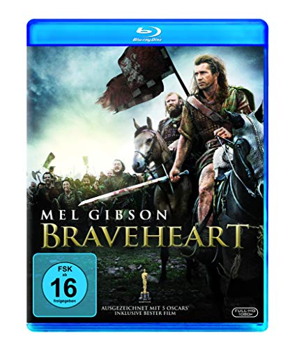 Braveheart,1 Blu-ray: Ausgezeichnet mit 5 Oscars 1996, u. a. für den Besten Film u. Beste Regie und Golden Globe 1996 für die Beste Regie.USA