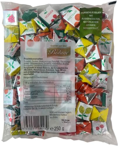 Böhme Fruchtkaramellen, 250 g