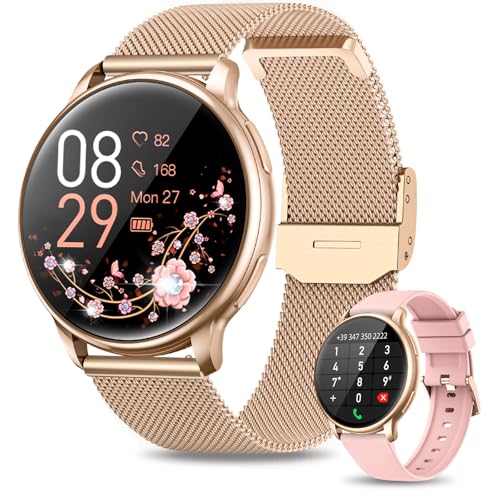 RUXINGX Smartwatch Damen mit Telefonfunktion 1.32