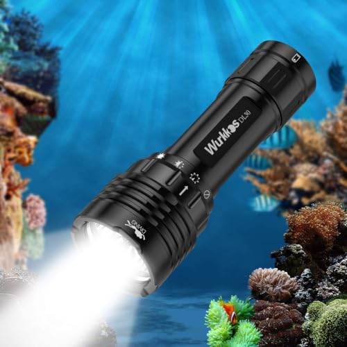 Wurkkos DL30 Profi Tauchlampe LED - 3600 Lumen Unterwasser Taschenlampe