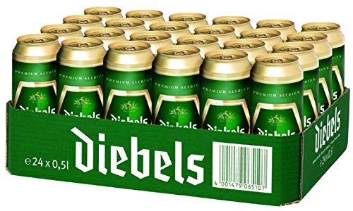 Diebels Alt Dosenbier, EINWEG, Original Altbier Bier aus Issum am Niederrhein (24 x 0.5 L Dose)
