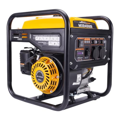 maXpeedingrods 3500W Inverter Stromgenerator Benzin mit 230V Steckdosen