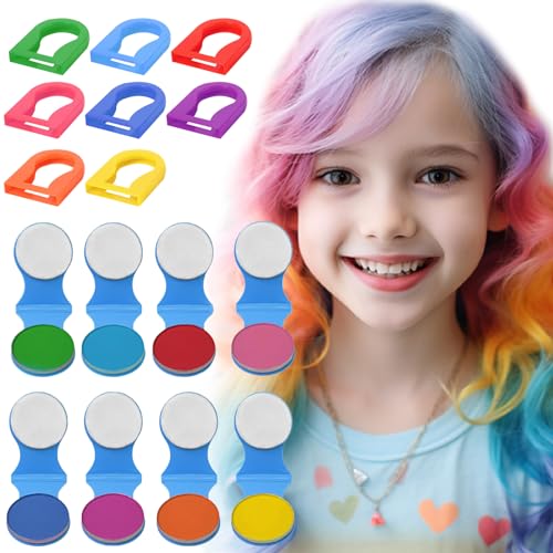 Haarkreiden für Mädchen, 8 Farbe Auswaschbare Haarkreide für Kinder