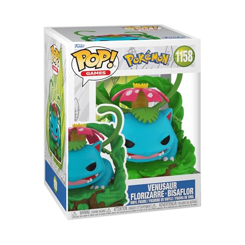Funko Pop! Premium: Pokemon - Venusaur - Bisaflor - Vinyl-Sammelfigur - Geschenkidee - Offizielle Handelswaren - Spielzeug Für Kinder und Erwachsene - Video Games Fans - Modellfigur Für Sammler