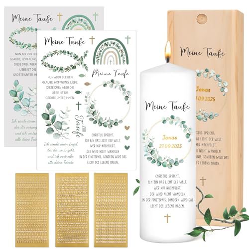 5Blatt Aufkleber Taufe Selbst Gestalten Eukalyptus Kerzen Tattoos Taufe Taufsprüche mit Rub On Sticker mit 3 Buchstaben Zahlen Kerzen Sticker Taufkerze Selber Machen Taufgeschenk Rub Ons Kerzenhalter