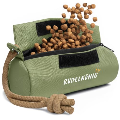 Rudelkönig Futterbeutel Hundetraining - Apportierbeutel für Hunde