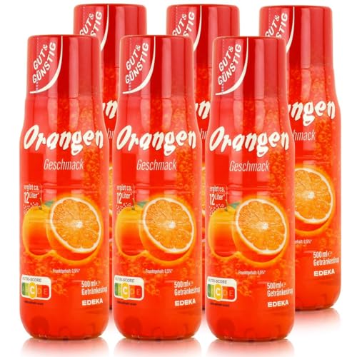 H-O Gut & Günstig Orange Getränkesirup 6er Pack (6x500ml)