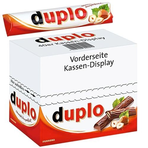 Ferrero Duplo, Riegel, Schokolade, 40 Riegel (40x 18g)