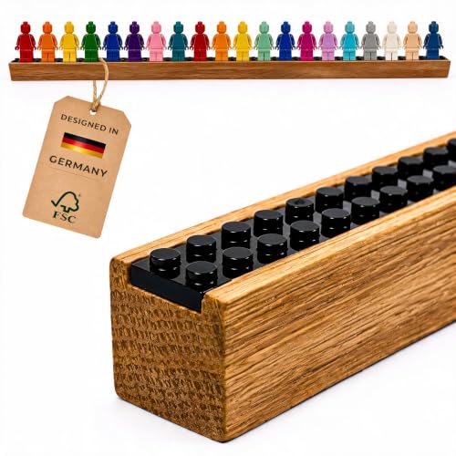 FigurenGalerie Wandregal für bis zu 35 LEGO Minifiguren (60,8 cm)