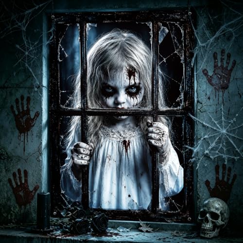 Halloween Deko Fensterbilder Gruselig Outdoor Innen Halloween Dekoration