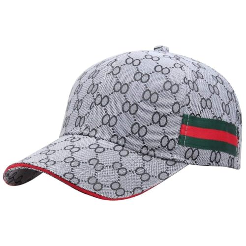 Baseball Kappe Fashion Trend Baseballmütze Aus Reiner Baumwolle Kappen Für Männer Und Frauen In 6 Farben Adjustable One Size Erwachsener Beiläufigen (Grau)