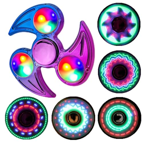 Steemjoey LED Fidget Spielzeug Weihnachten Partygeschenke Leuchtende Fidget Toys für Kinder, LED Fidget Spielzeug Finger Toy Hand Spielzeug ADHD Anti Angst Spielzeug Stressabbau Spielzeug