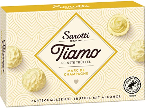Sarotti Tiamo feinste Trüffel Marc de Champagne, 125 g