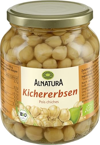 Alnatura Kichererbsen, 1 x 330 g, Abtropfgewicht 220g