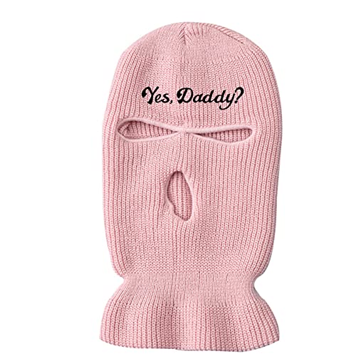 YAMEE Wintermütze Balaclava Damen Herren 3-Loch-Vollmasken-Skimaske Warme,Winter-Sturmhaube für Outdoor-Sportarten,Beanie Sturmmaske strickmütze Herren