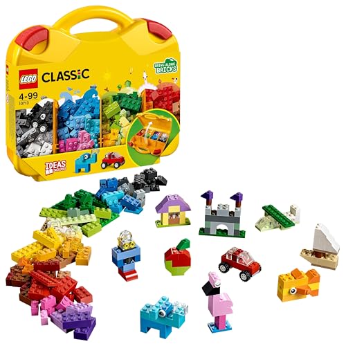 LEGO 10713 Classic Bausteine Starterkoffer – Farben Sortieren mit Aufbewahrungsbox, kreatives Geschenk, Kinderspielzeug für Mädchen und Jungen ab 4 Jahren