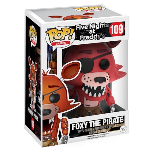 Funko Pop! Games: Five Night's at Freddy's - Foxy The Pirate - Five Nights at Freddy's - Vinyl-Sammelfigur - Geschenkidee - Offizielle Handelswaren - Spielzeug Für Kinder und Erwachsene