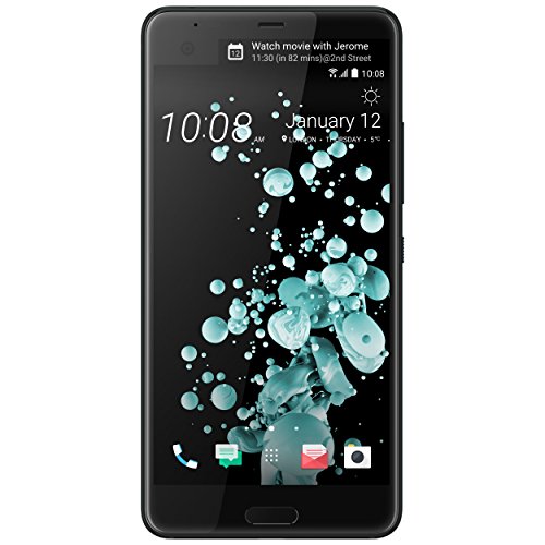 HTC U Ultra Smartphone (14,48 cm (5,7 Zoll), 16 MP Frontkamera, 64GB Speicher, Android) Brilliant Black