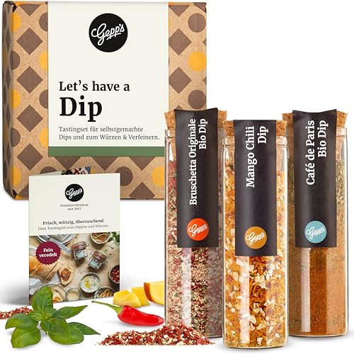 Gepp‘s Feinkost 3er Mini Set Dip – Weihnachts-Geschenk