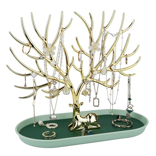 MORE&LESS Schmuckgewand aus gefeierter, kunstleder Ringe Ohrringe Halsketten Armbänder