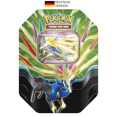 Pokémon-Sammelkartenspiel: Tin-Box Azur-Legenden: Xerneas-ex (4 Boosterpacks & 1 holografische Promokarte)
