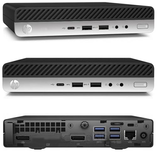 HP 18cm Silent Mini-PC Business Office Multimedia Computer mit 3 Jahren Garantie! | Intel®Pentium® 4400T 2x2.90GHz | 8GB DDR4 | 256 GB SSD | USB3 | Windows 11 Prof. 64-Bit | #7297