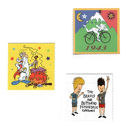 3x Blotter Art Set 2 Blotter Art LSD Vintage Löschpapier 5x5cm