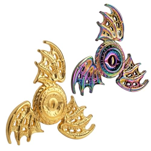 2Stück Entpackungsmodell, Fidget for Spinner, Dinosaurier Flügel Design, Fidget Modell Für Konzentration Und Stressabbau Geeignet für Sensorische Übung und Praktische Fähigkeiten