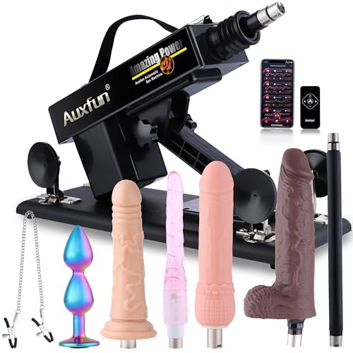 Fickmaschine, Automatische Fickmaschinen mit Dildos, Sexmaschine für die Frau, Dildo Maschine mit App, Fickle Maschine für Frauen Männer, Sex Maschine mit 7 Aufsätzen, BDSM Love Machine, Sexspielzeug