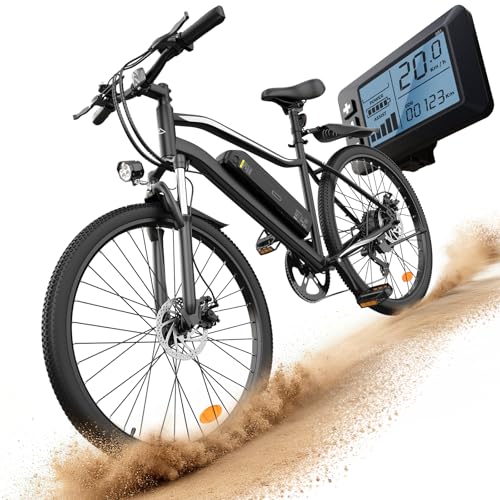 Finbike EB3S E-Bike für Erwachsene, 36V 15Ah Akku, 100 KM Max Reichweite, Elektrofahrräder mit 4 Stunden Schnellladung, 26 Zoll E Bike Mountainbike mit Gefederter Vordergabel, 7 Gang Schaltwerk