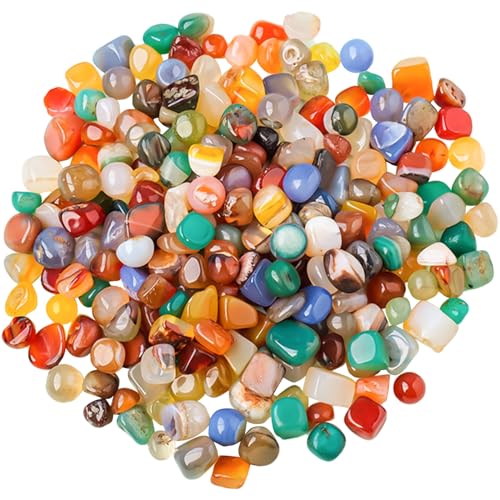 RNHDLY 500g Edelsteine für Kinder 11-25 mm Halbedelsteine Bunt