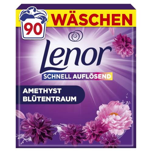 Lenor Pulverwaschmittel Amethyst Blütentraum, 90 Wäschen