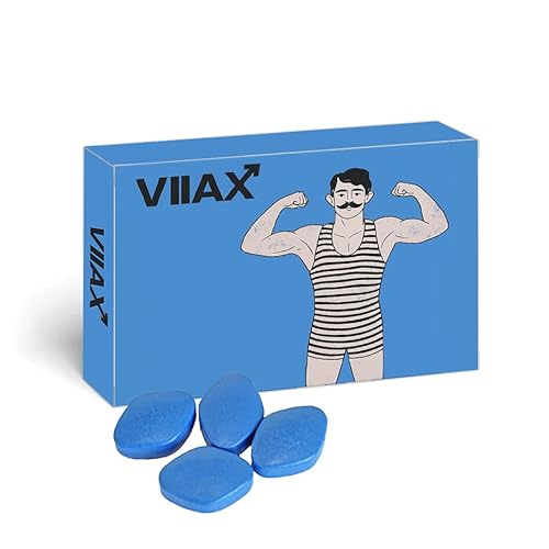 VIAX - Der Männer-Vital-Komplex für den Mann – hochdosierte Tabletten mit Ginseng, Avena Sativa & L-Arginin