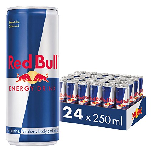 Red Bull Energy Drink, 24 x 250 ml, Dosen Getränke 24er Palette, OHNE PFAND