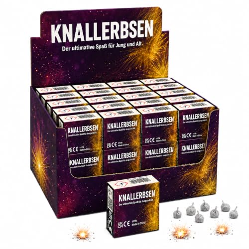 TK Gruppe Timo Klingler 1000x Knallerbsen - Fun Snaps Silvester wie Knallteufel Knaller für Jugendliche & Kinder (1000x)