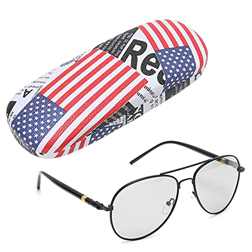 Sonnenbrille Vintage Metallrahmen Brille für M?nner Frauen, Farbwechselnde polarisierte Gl?ser Anti-Rutsch-Sonnenbrille(Schwarze Rahmenverf?rbung graues Blatt)